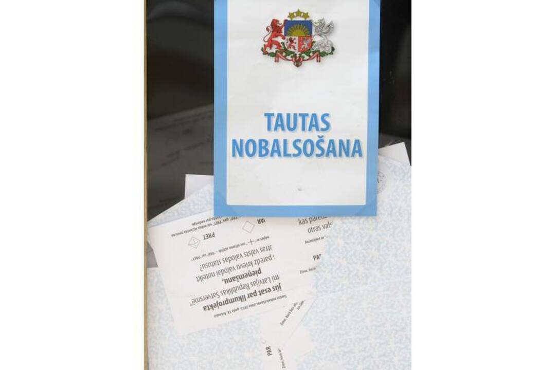 Latviai: referendumas kainuos daug, bet daug ir parodys