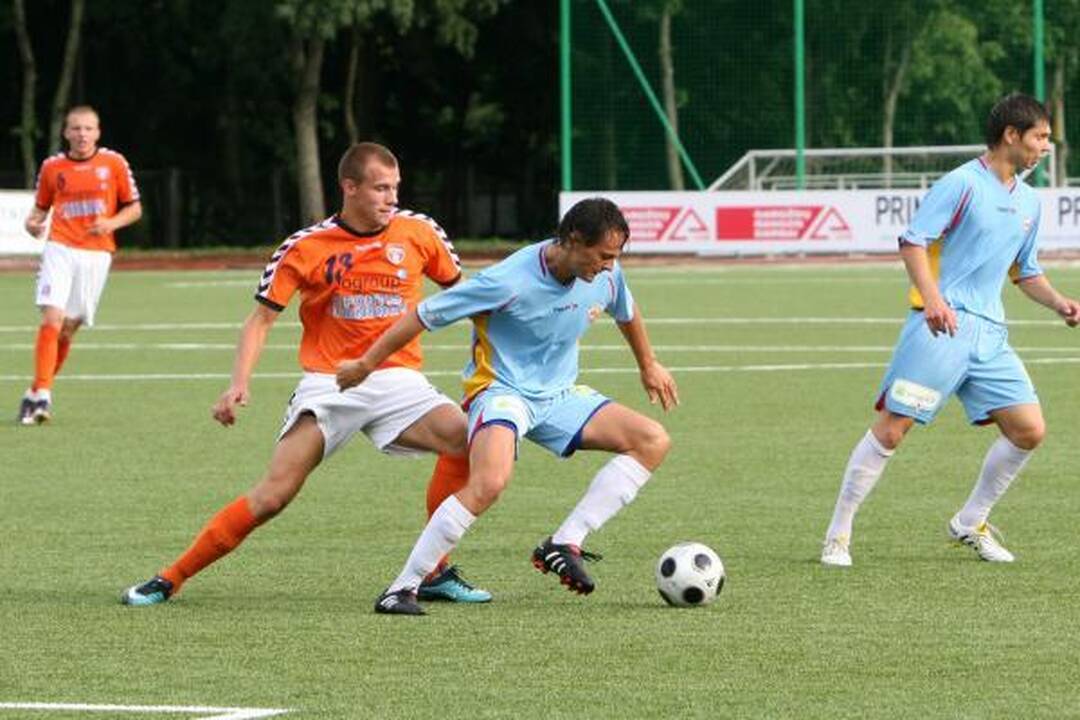 A lyga: iš Gargždų „Klaipėda“ parvežė tašką
