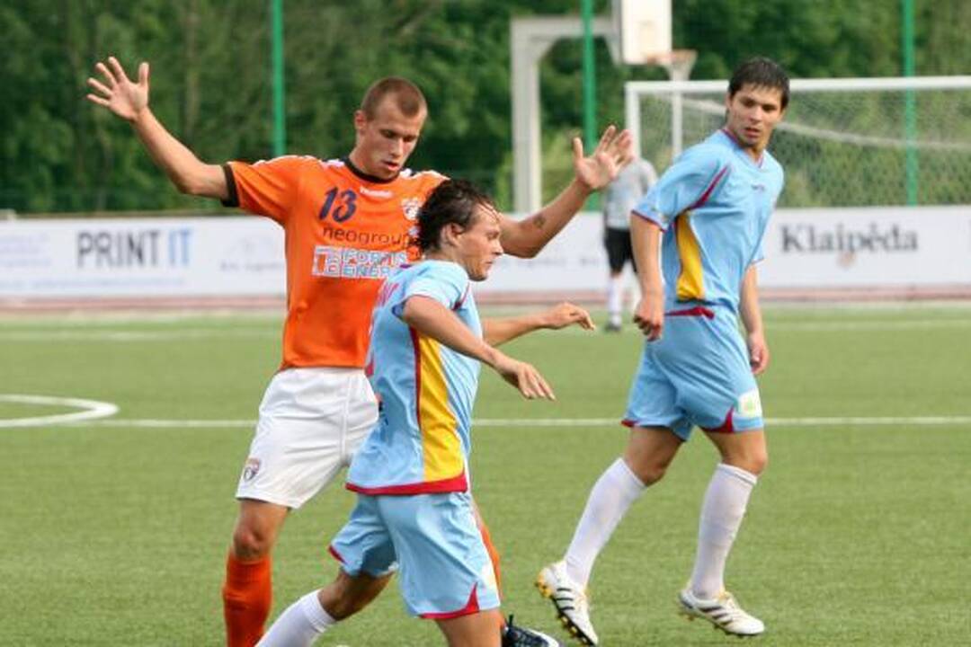 A lyga: iš Gargždų „Klaipėda“ parvežė tašką