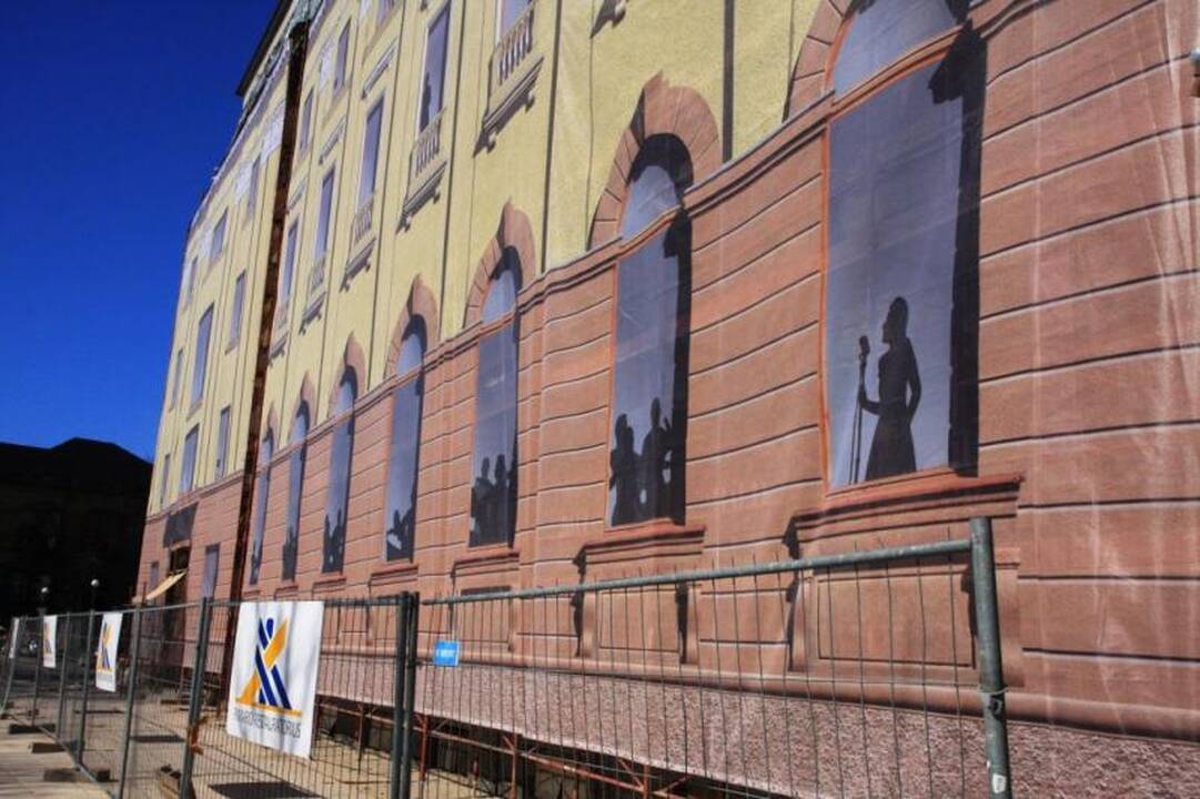 „Viktorijos“ viešbučio fasadui - speciali uždanga (atnaujinta)