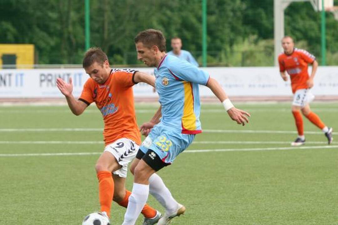 A lyga: iš Gargždų „Klaipėda“ parvežė tašką