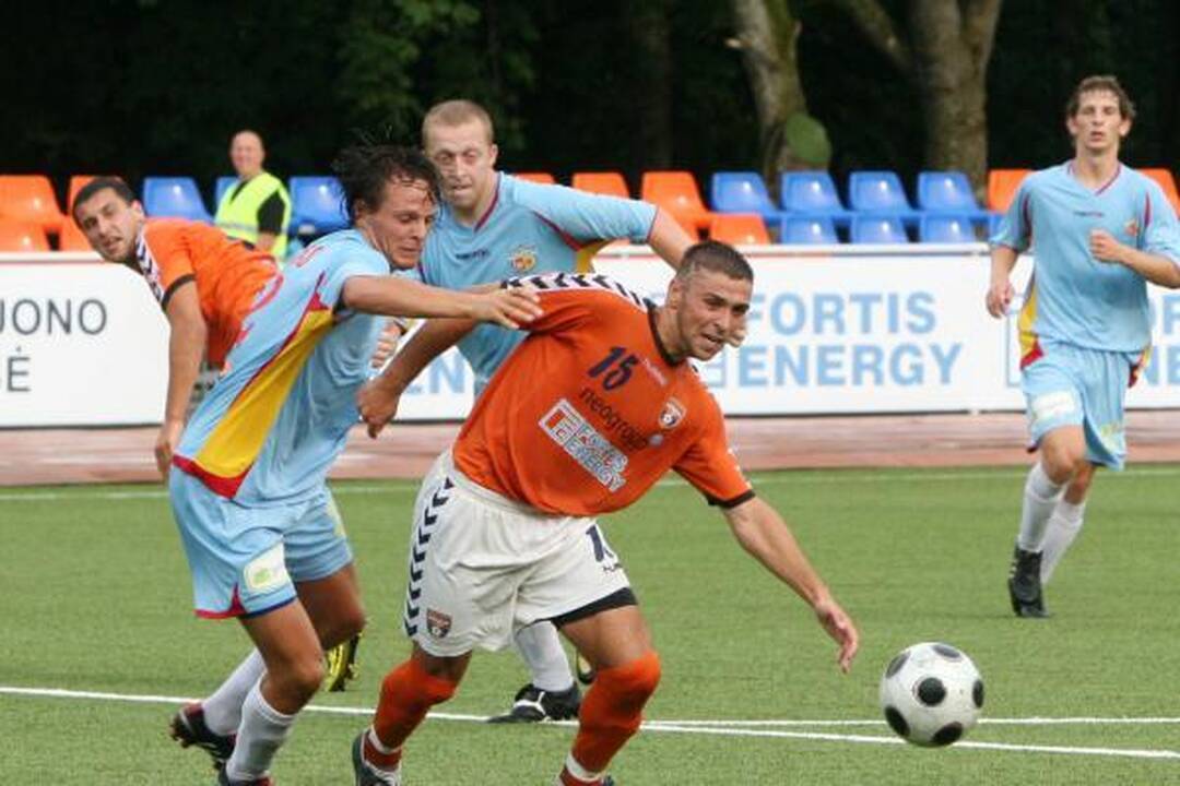 A lyga: iš Gargždų „Klaipėda“ parvežė tašką