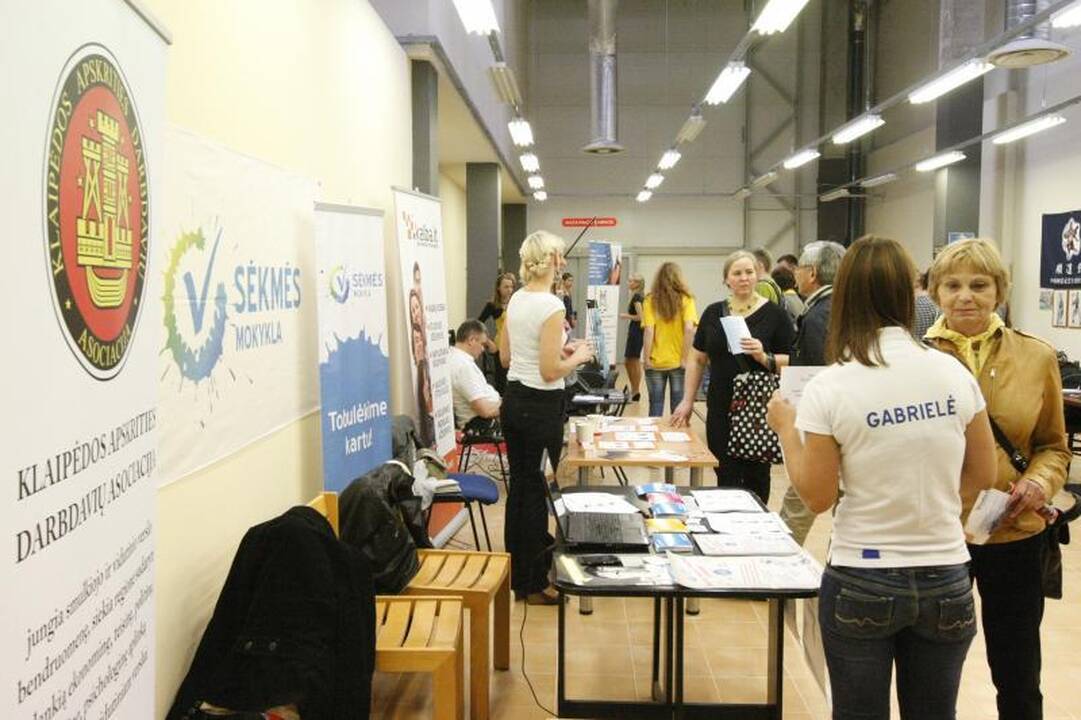 Klaipėdoje surengta pirmoji mokymosi visą gyvenimą mugė  
