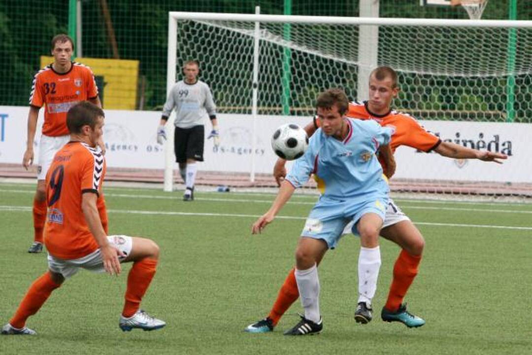 A lyga: iš Gargždų „Klaipėda“ parvežė tašką