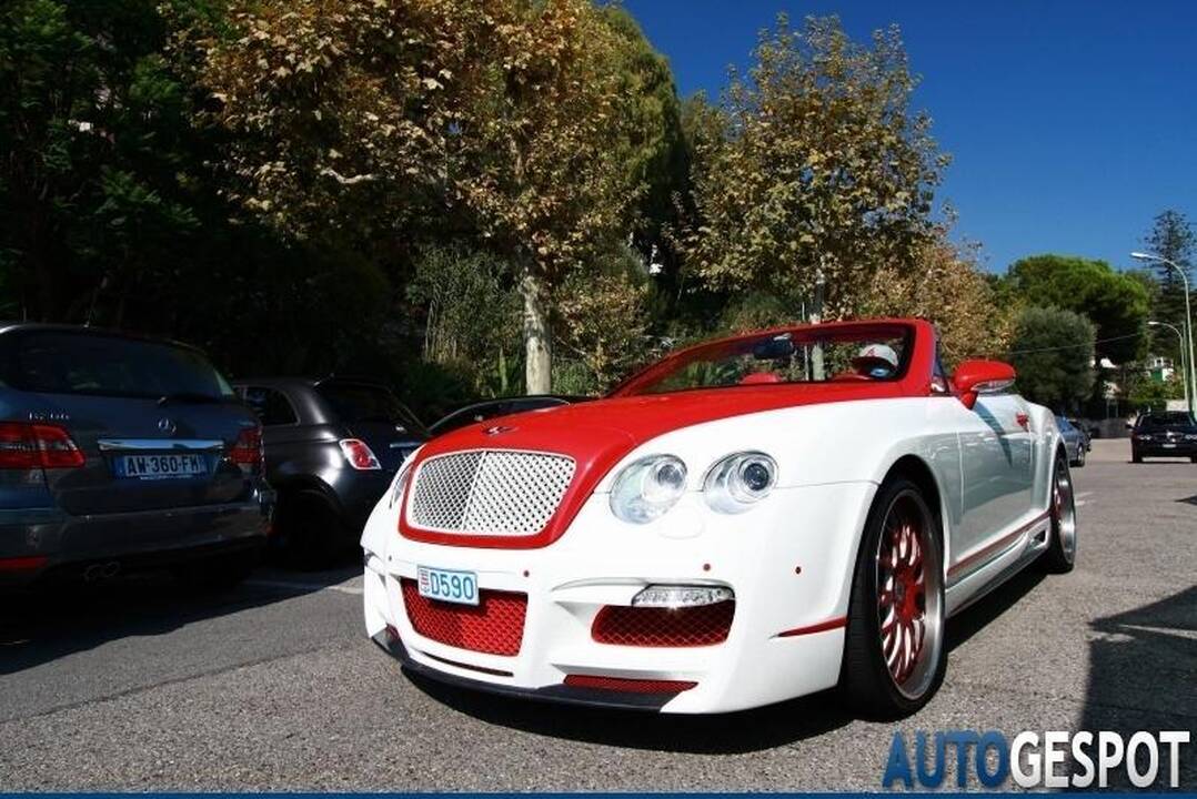 „Bentley Continental GTC“: Monako vėliavos spalvos