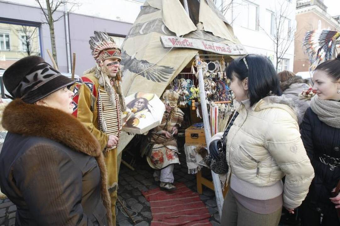 Kaziuko mugėje Klaipėdoje – ir indėniški motyvai