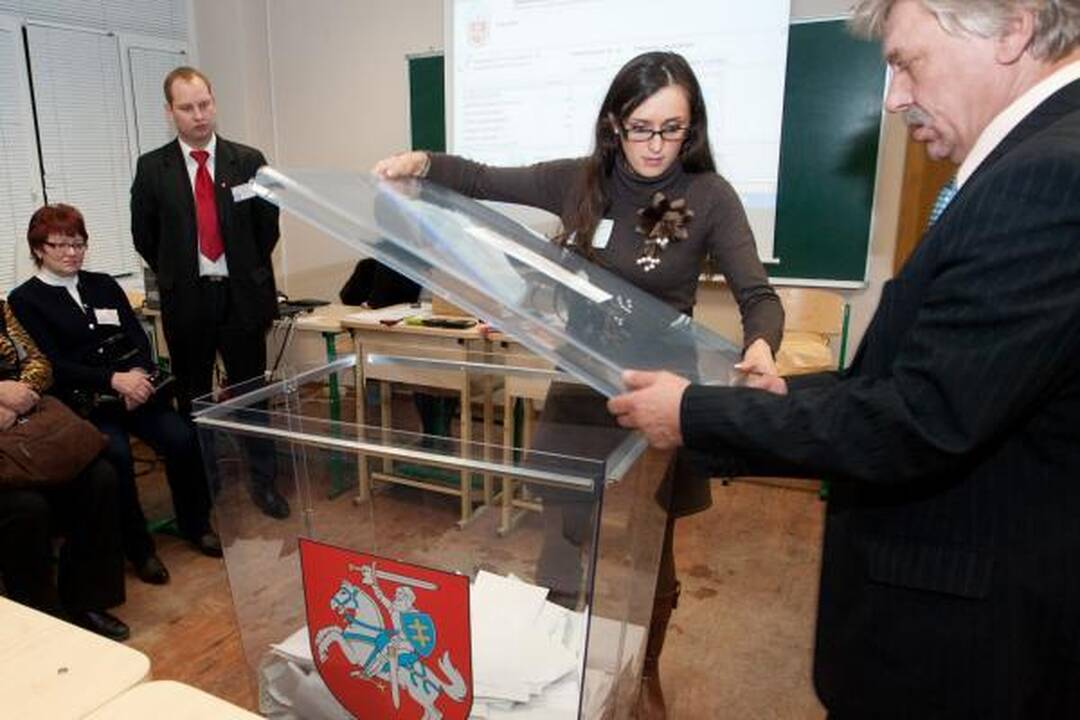 Partijos šienauja balsus daugelyje savivaldybių (papildyta 00.10 val.)