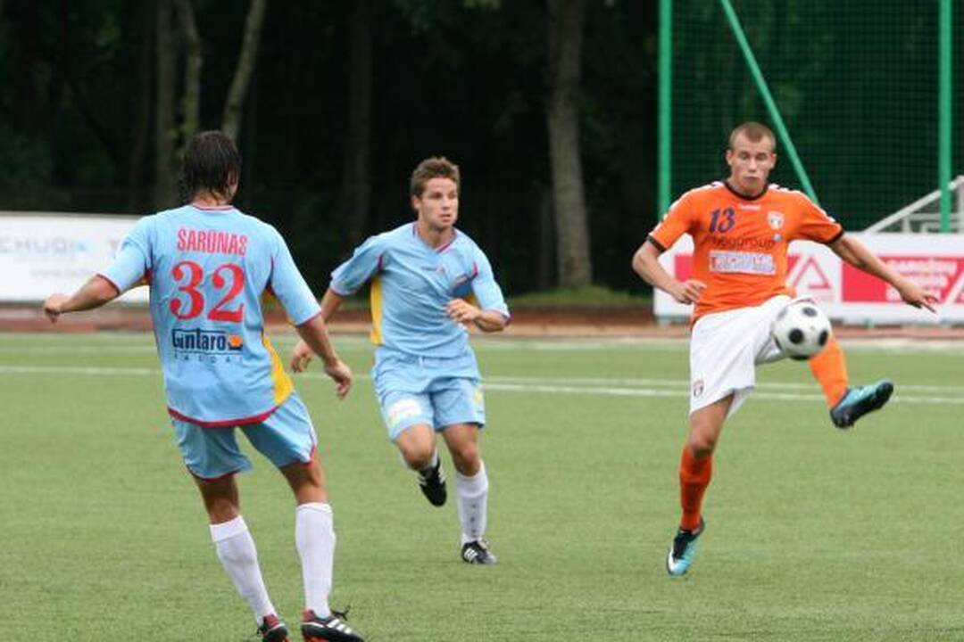 A lyga: iš Gargždų „Klaipėda“ parvežė tašką