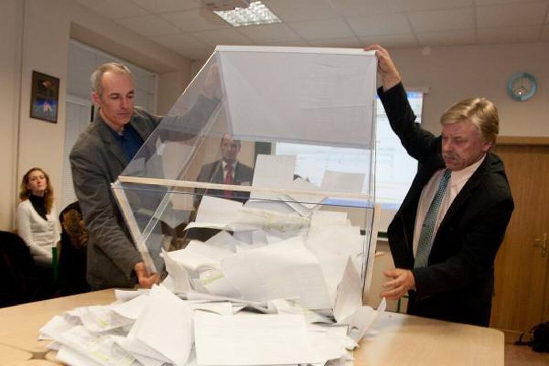 Partijos šienauja balsus daugelyje savivaldybių (papildyta 00.10 val.)