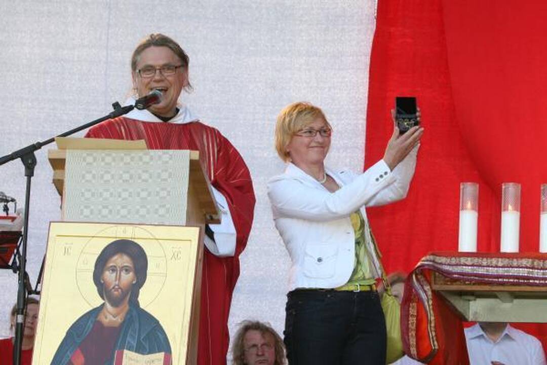 Pranciškonų onkologijos centre įleista kapsulė 