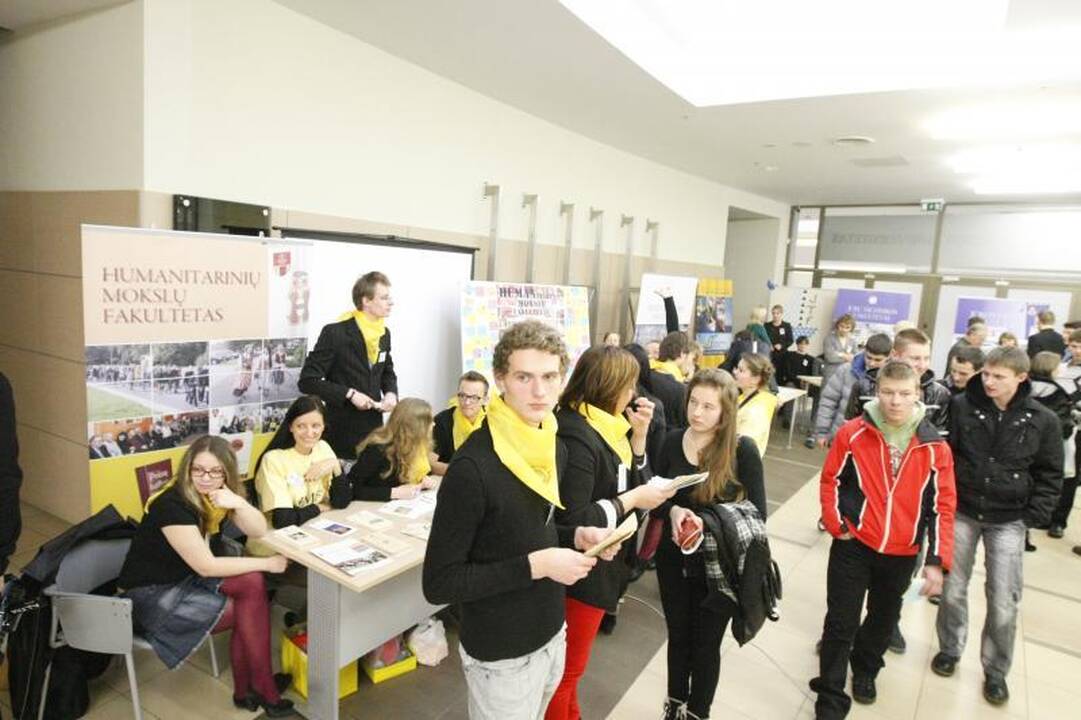Klaipėdos universitete – atvirų durų diena moksleiviams
