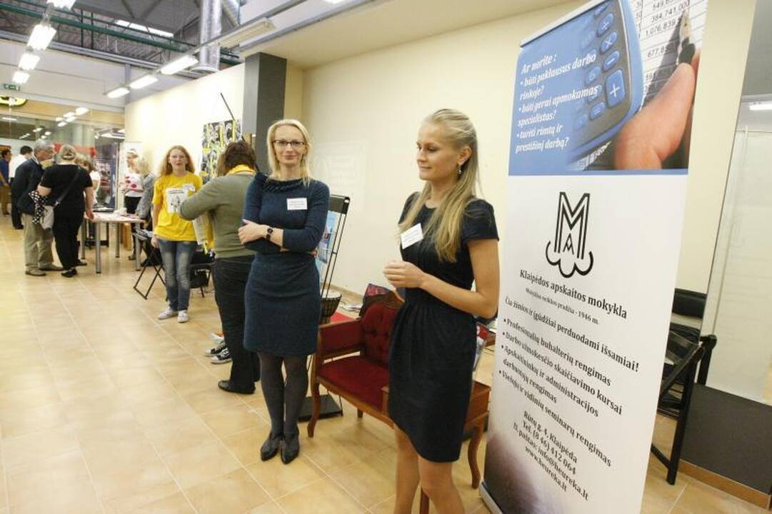 Klaipėdoje surengta pirmoji mokymosi visą gyvenimą mugė  