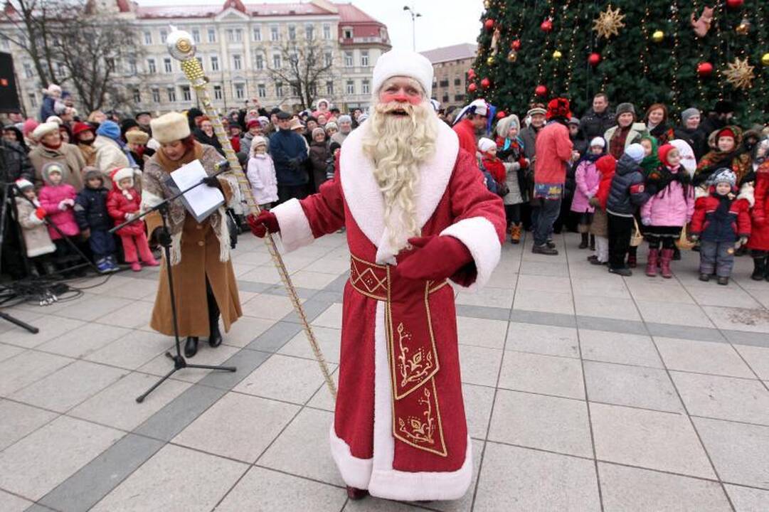 Vilniečiai Katedros aikštėje šventė stačiatikių Kalėdas