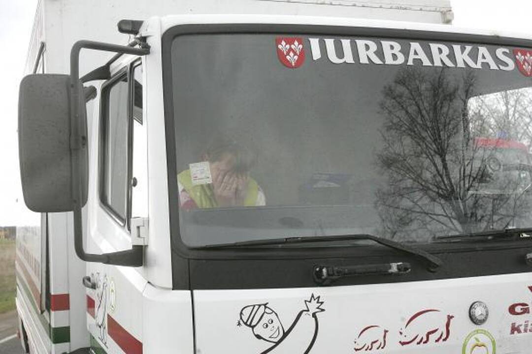 Dėl avarijos pakaunėje susidarė transporto spūstys