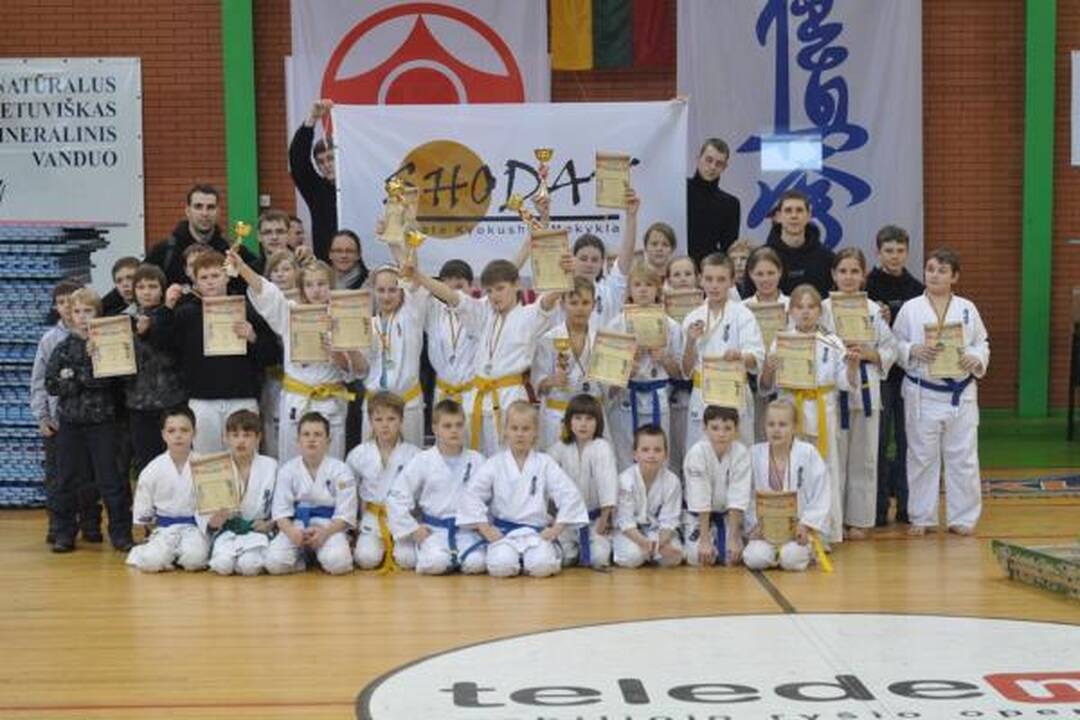 „Shodan“ mokykla - ir vėl stipriausia Lietuvos vaikų čempionate