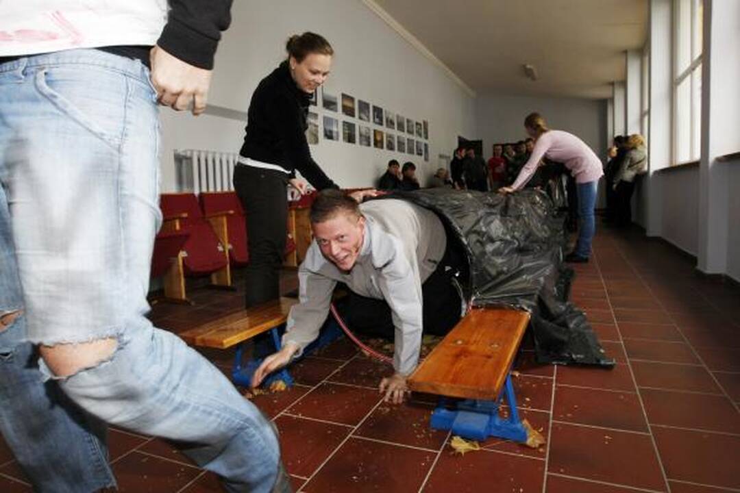 Būsimieji jūrininkai sulaukė krikšto