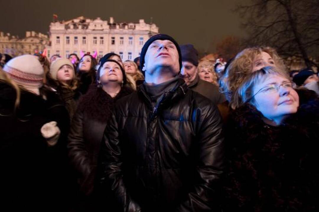 Kultūros šaukliai dažė sostinės dangų (video)