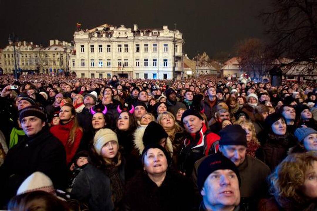 Kultūros šaukliai dažė sostinės dangų (video)