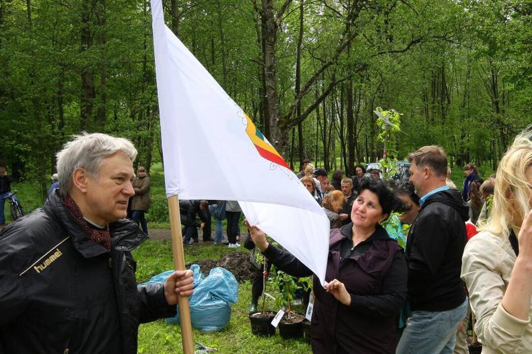 Unikalių Lietuvos ąžuolų giraitė plečiasi