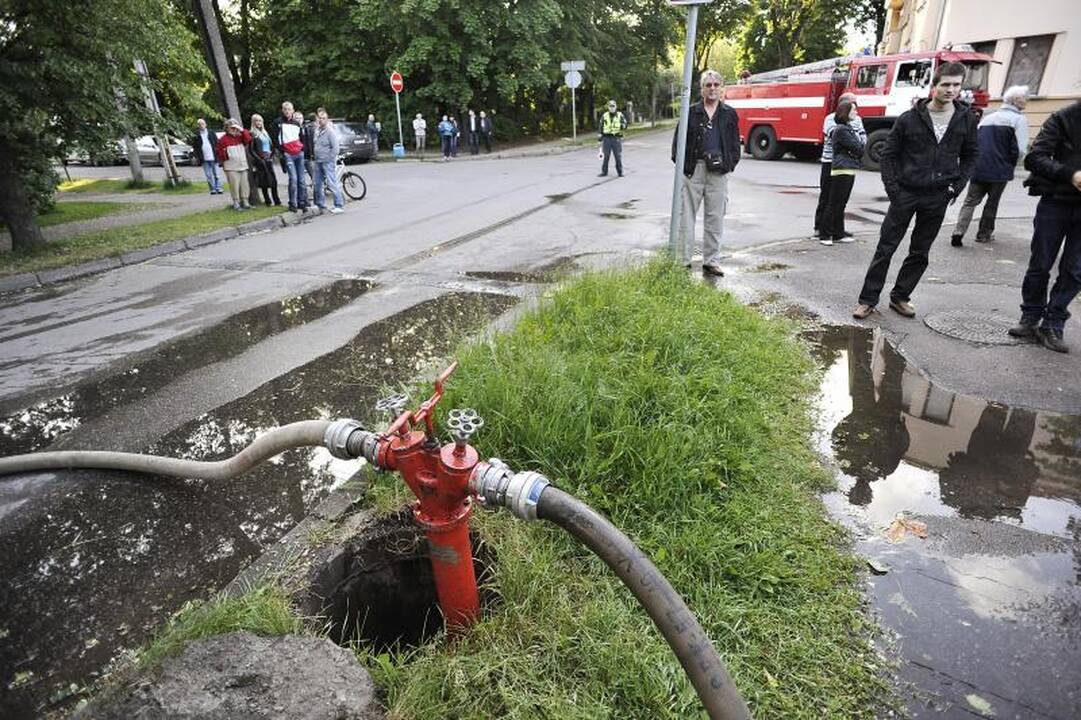 Gaisras Žaliakalnyje kilo dėl vaikų neatsargumo?