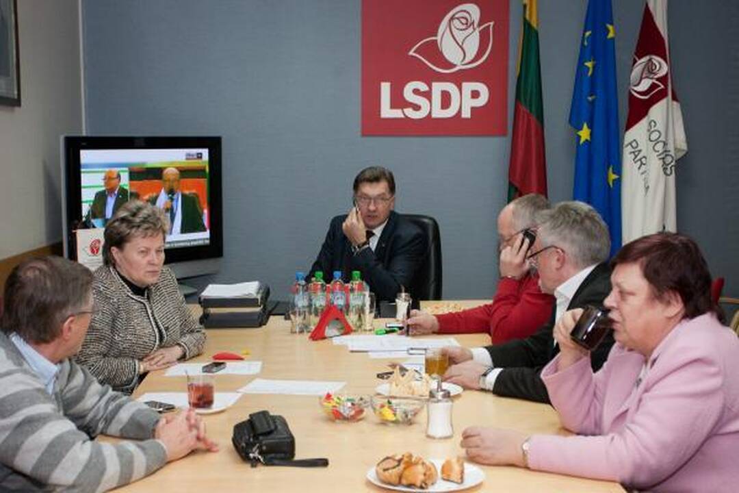 Socialdemokratai nusivylė rezultatais Vilniuje ir Klaipėdoje