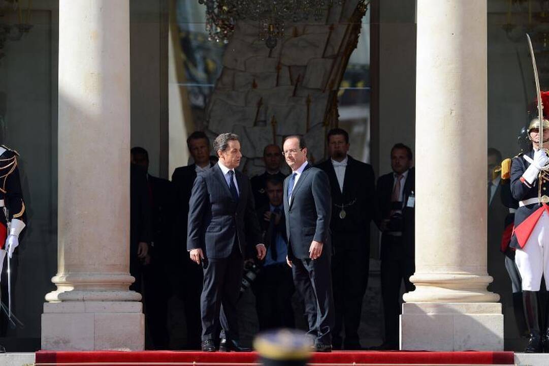 Francois Hollande'as prisaikdintas Prancūzijos prezidentu