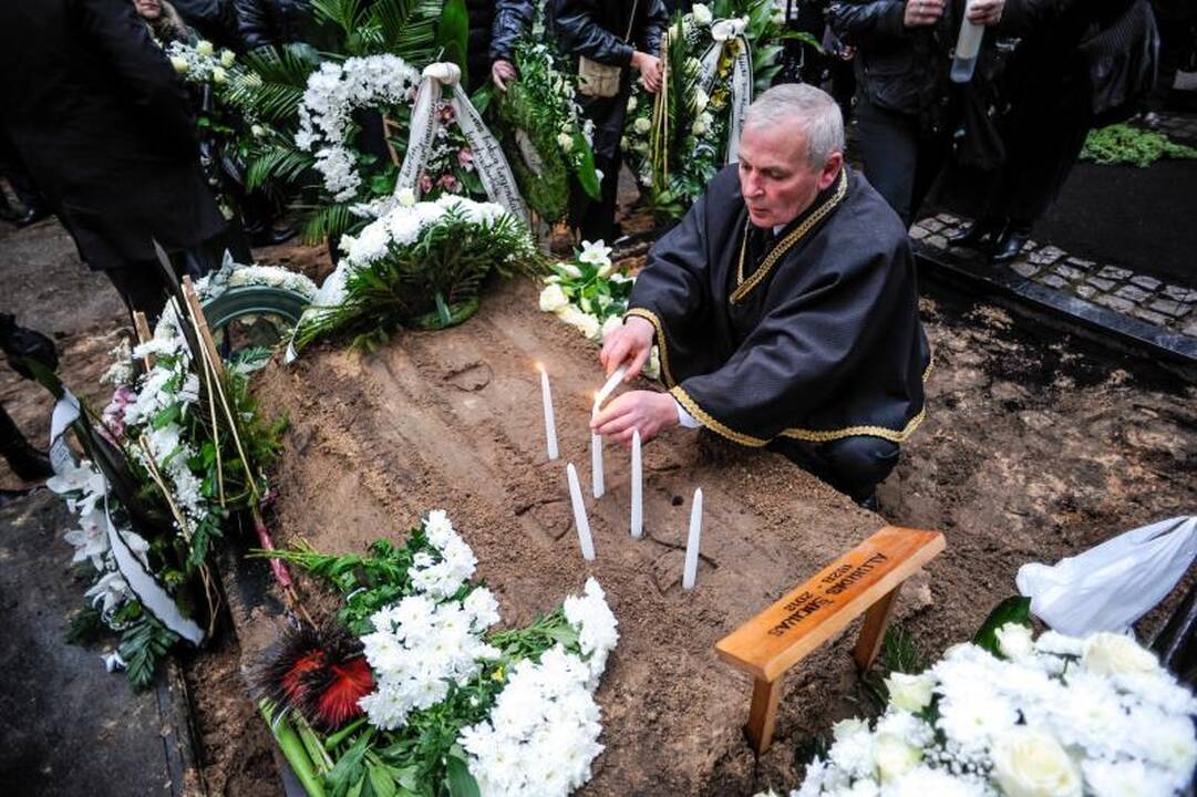 Ringo džentelmenas A. Šocikas palydėtas į paskutinę kelionę