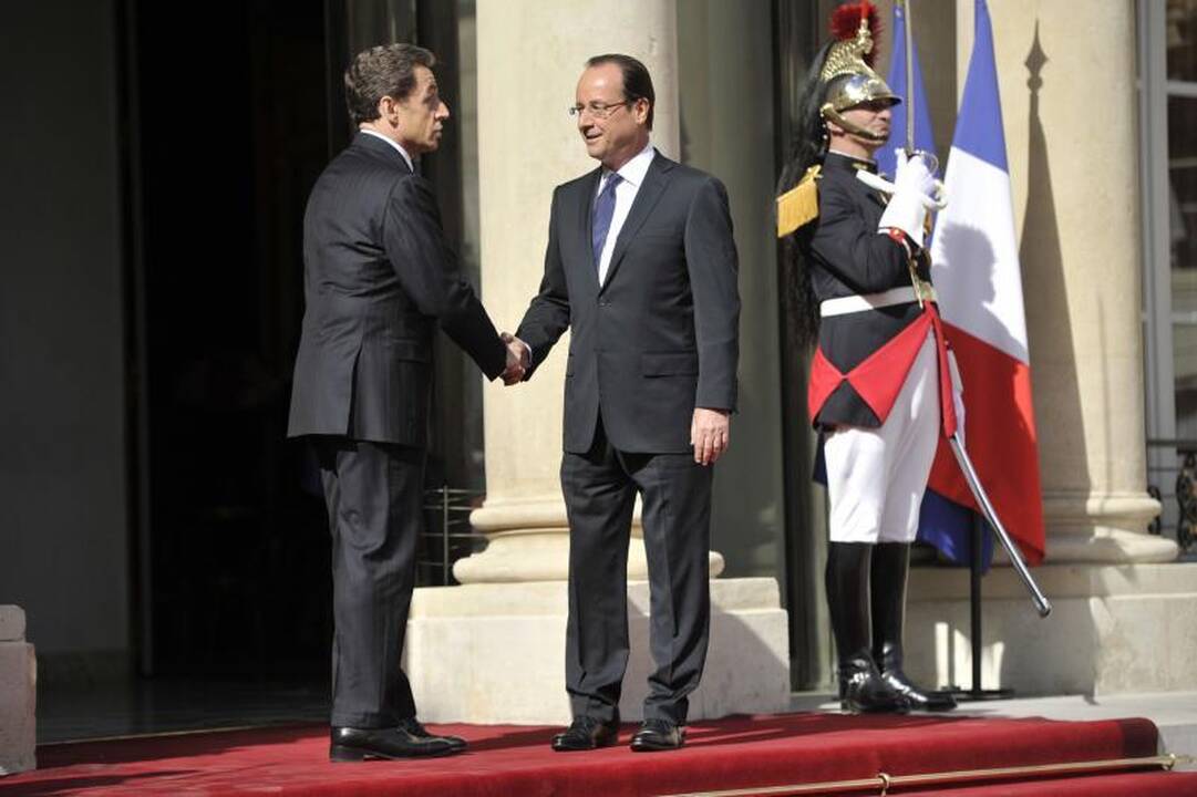 Francois Hollande'as prisaikdintas Prancūzijos prezidentu