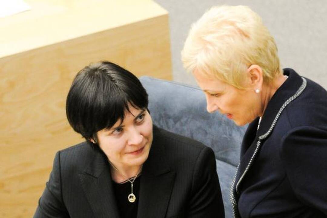 Seimas nesutiko net svarstyti E.Žiobienės atsistatydinimo