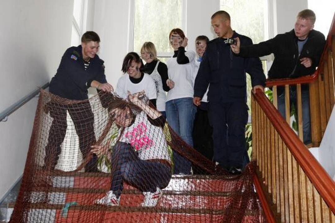 Būsimieji jūrininkai sulaukė krikšto