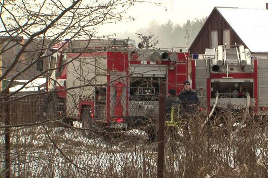 Kretingos rajone degė sodo namas