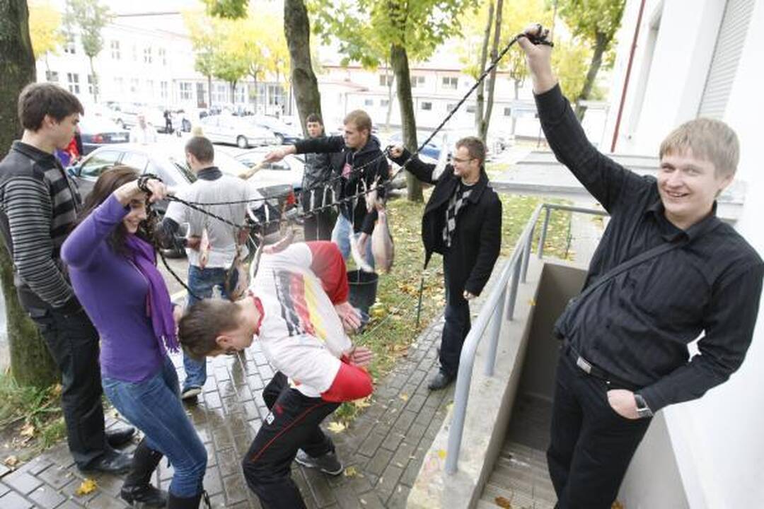 Būsimieji jūrininkai sulaukė krikšto