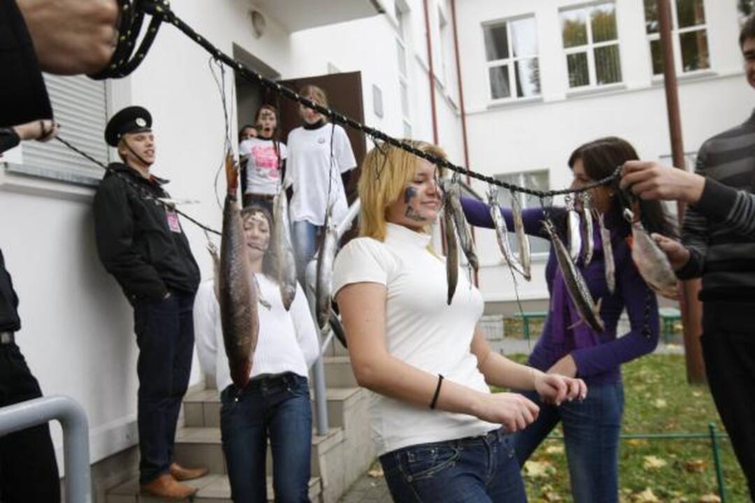 Būsimieji jūrininkai sulaukė krikšto