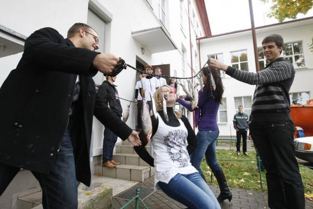 Būsimieji jūrininkai sulaukė krikšto