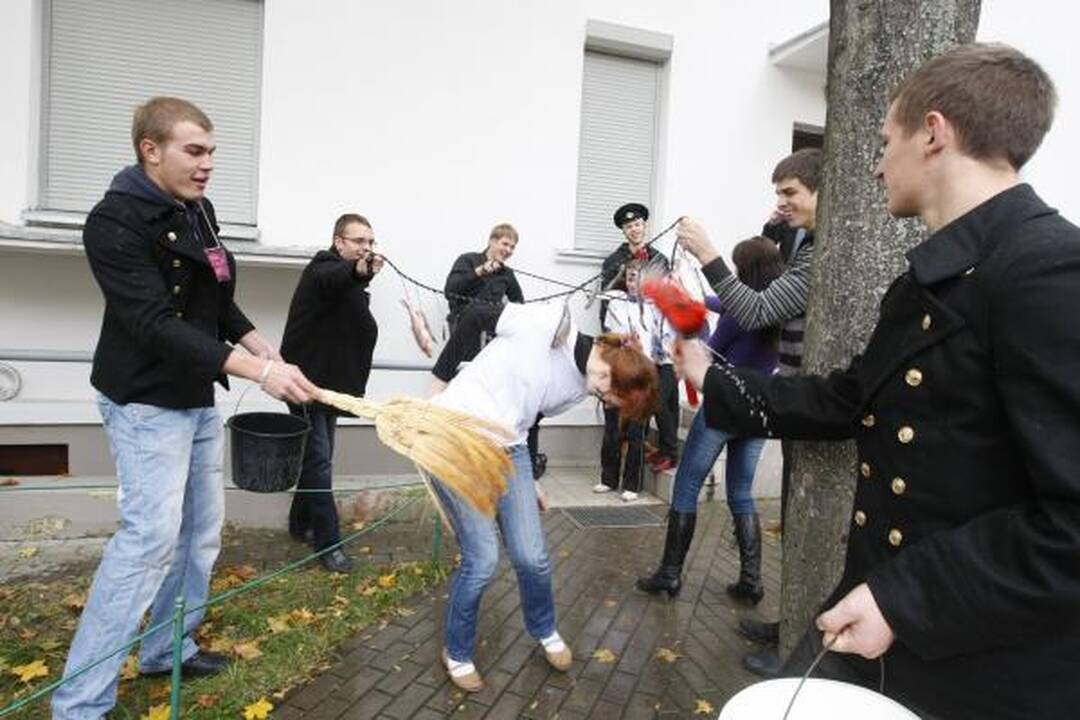 Būsimieji jūrininkai sulaukė krikšto