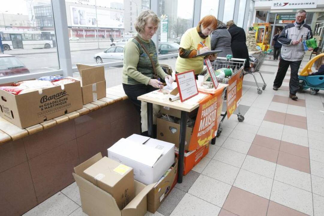 Klaipėdiečiai per akciją paaukojo maisto už 73 tūkst. litų 