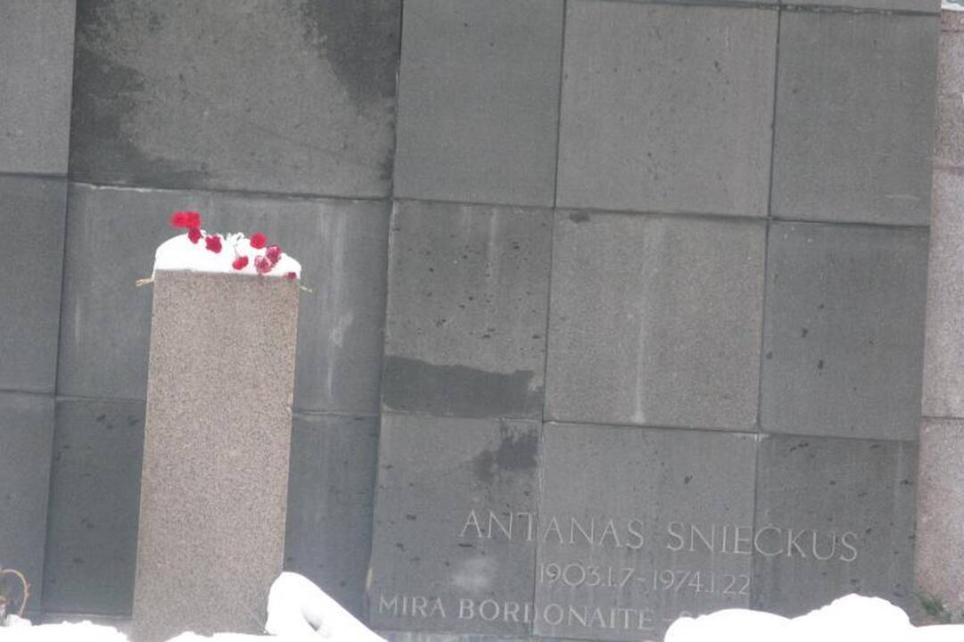 Raudonosios armijos dieną gėlių nepagailėta ir Napoleono kariams