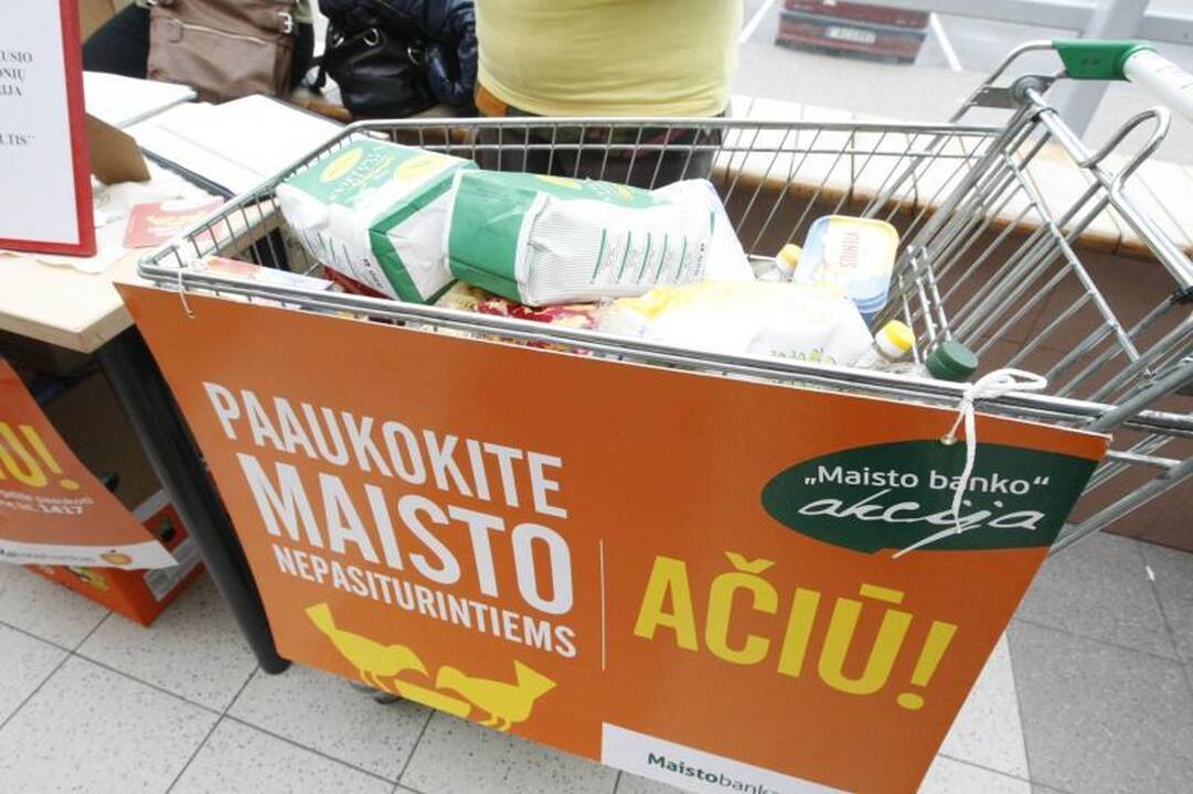 Klaipėdiečiai per akciją paaukojo maisto už 73 tūkst. litų 