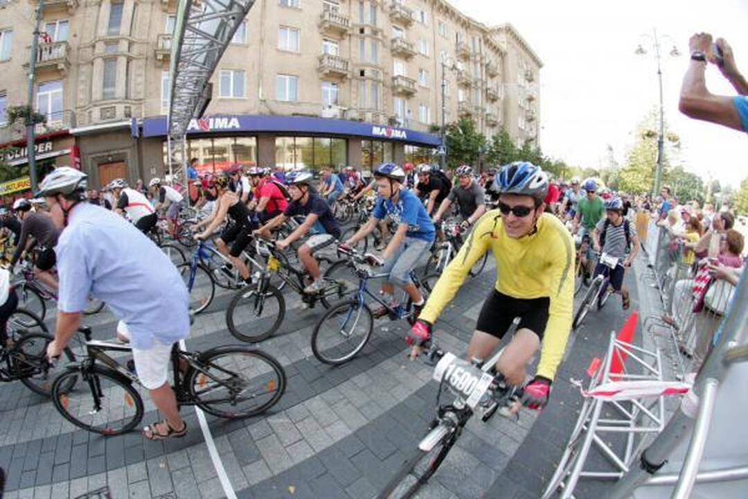 Sostinėje vyksta pirmasis "Velomaratonas"
