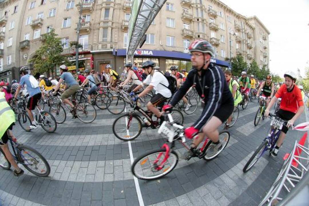 Sostinėje vyksta pirmasis "Velomaratonas"