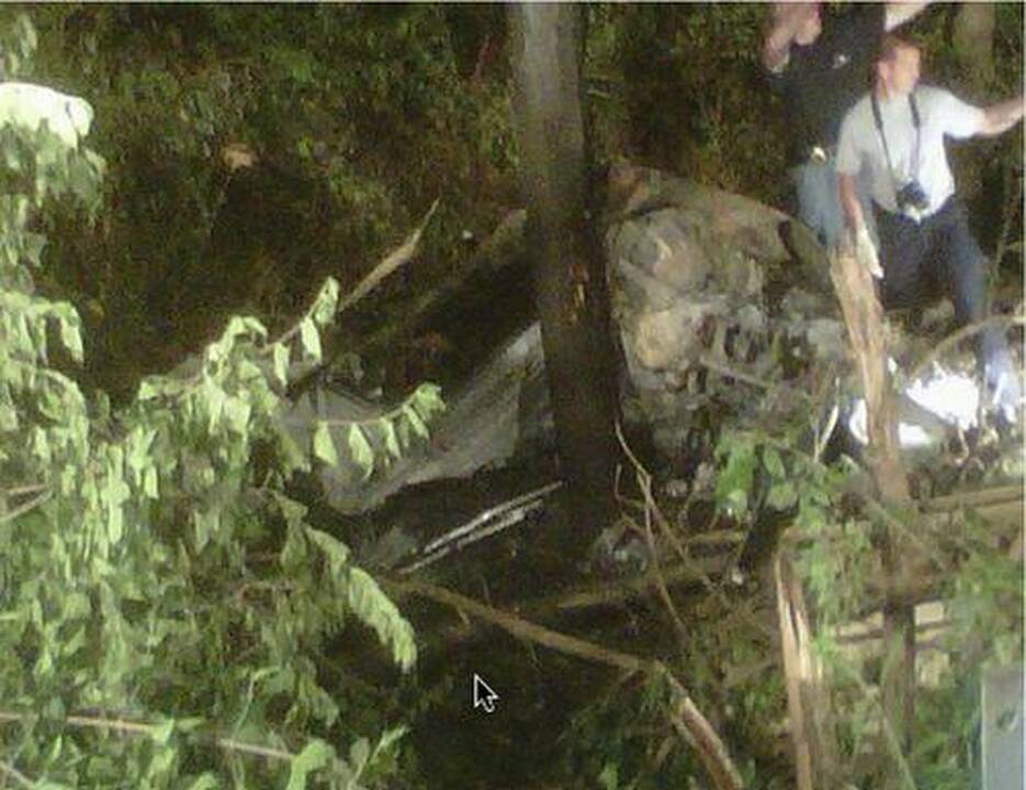 Kas liko iš „Jackasso“ automobilio po avarijos?