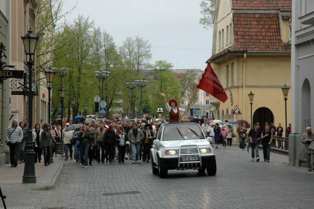 Į senamiestį klaipėdiečius sukvietė šventė