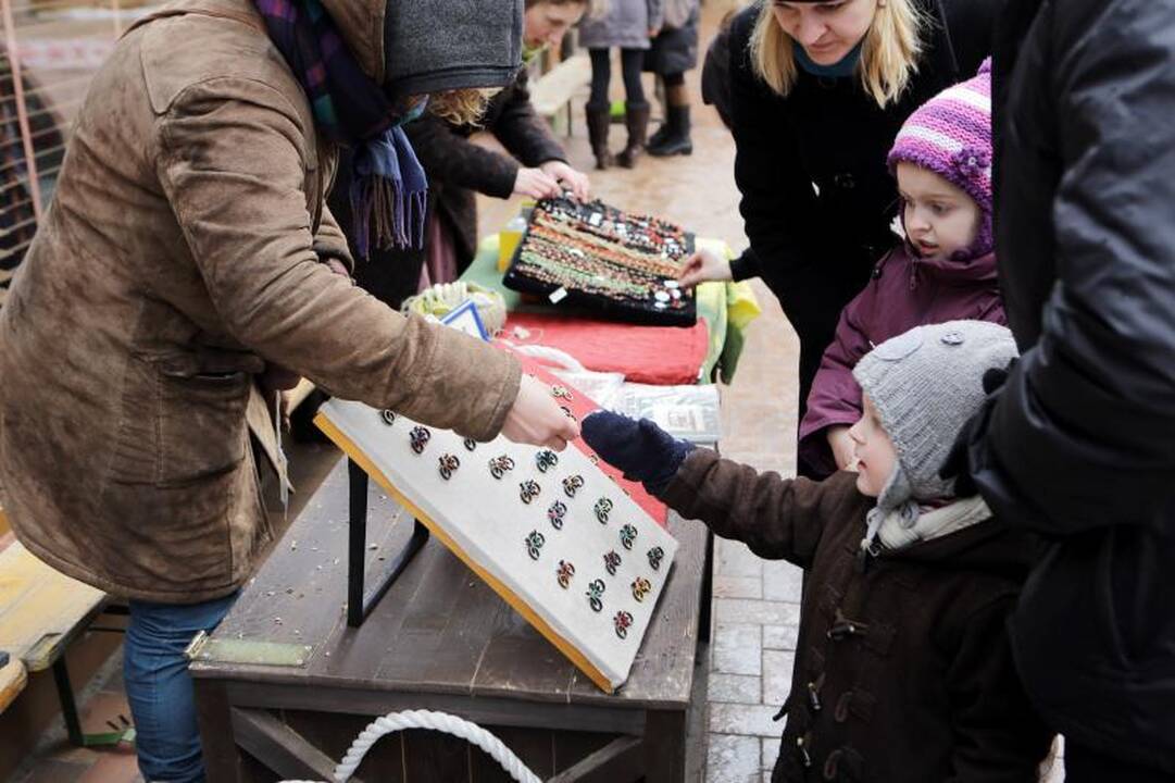 Atvelykis Klaipėdoje persipynė su amatų švente 