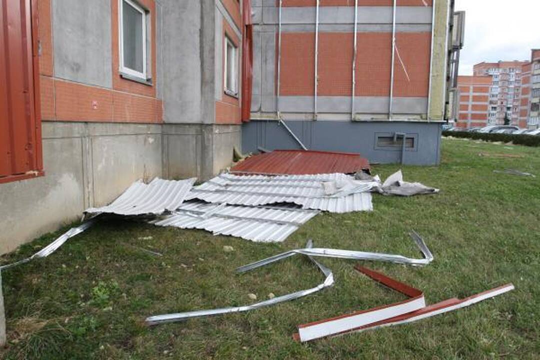 Sinoptikai: Klaipėdoje siautė labai smarki audra