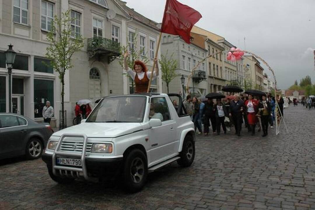 Į senamiestį klaipėdiečius sukvietė šventė