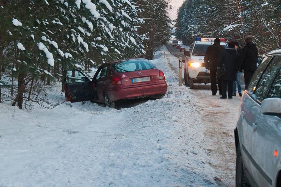 Šalia Nemenčinės vairuodamas mirė senolis