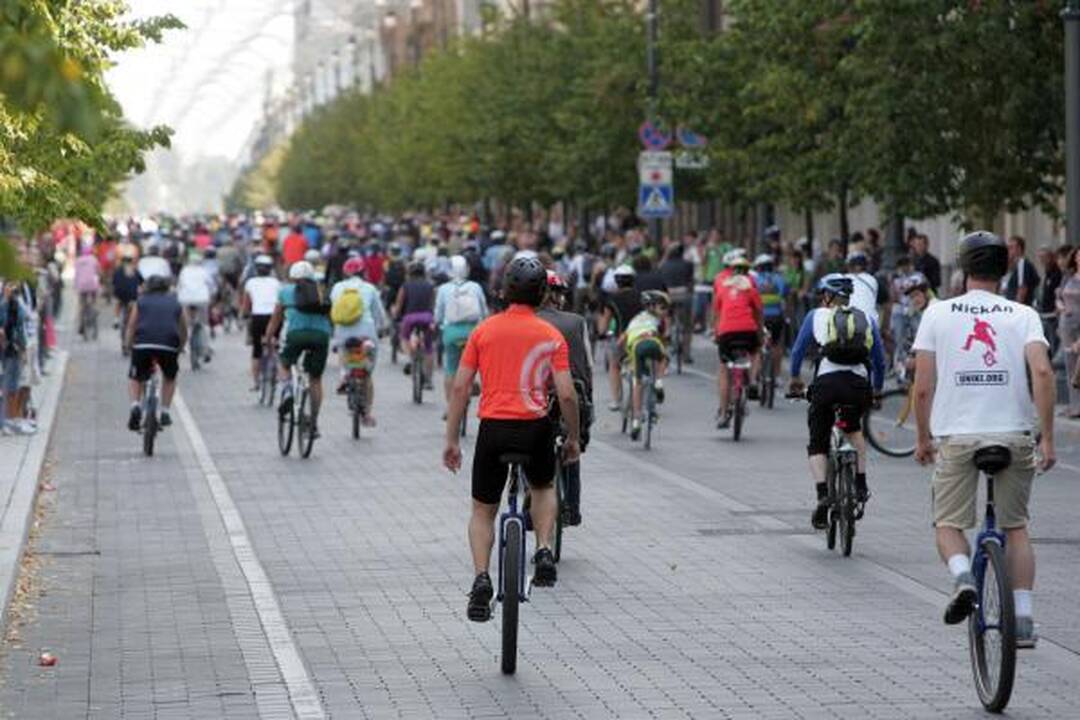 Sostinėje vyksta pirmasis "Velomaratonas"