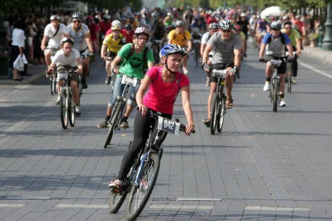 Sostinėje vyksta pirmasis "Velomaratonas"