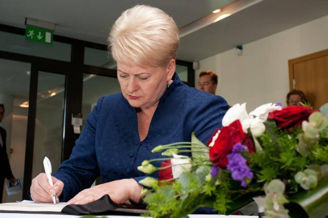 Prezidentė: Lietuvoje negalima leisti gyvuoti ekstremistiniams judėjimams