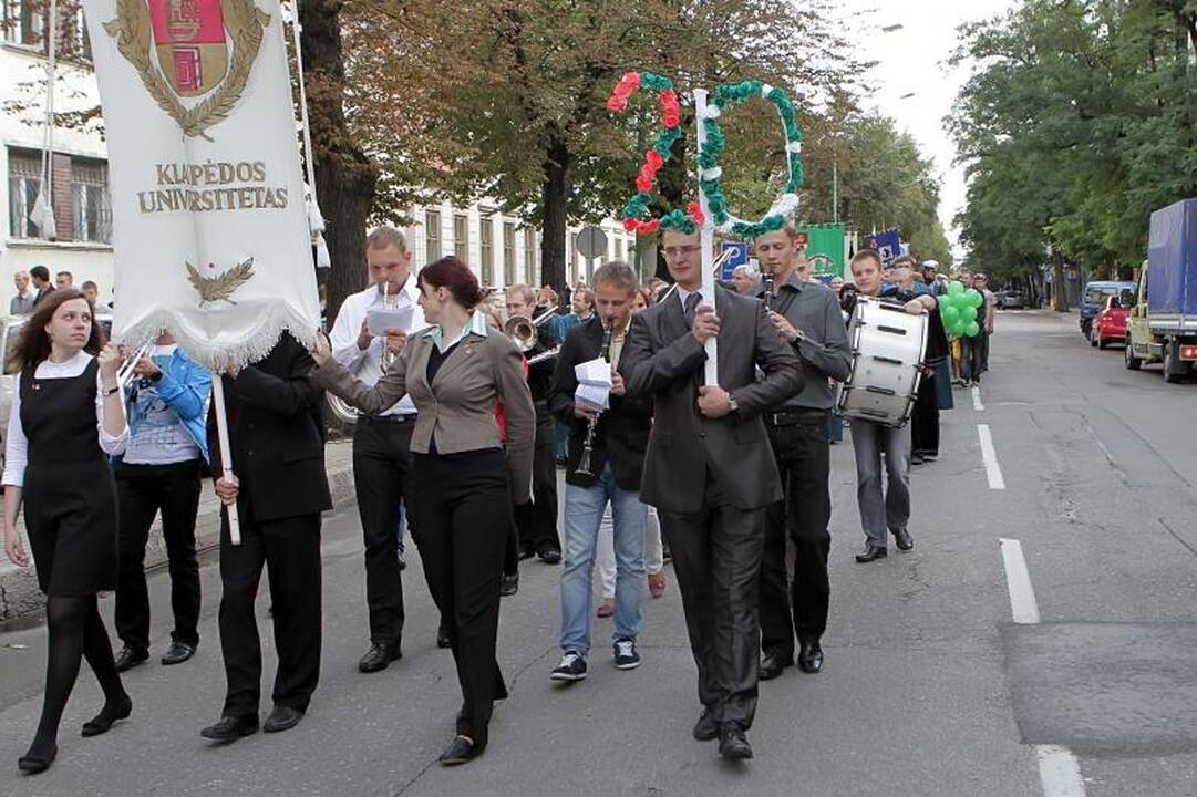 Mokslo metų pradžią paskelbė ir Klaipėdos universitetas